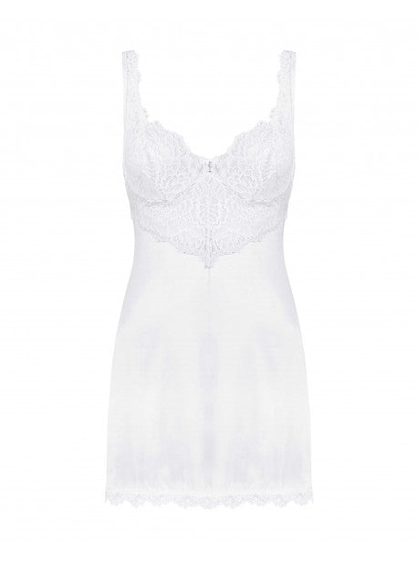 Amor Blanco Nuisette et string - Blanc