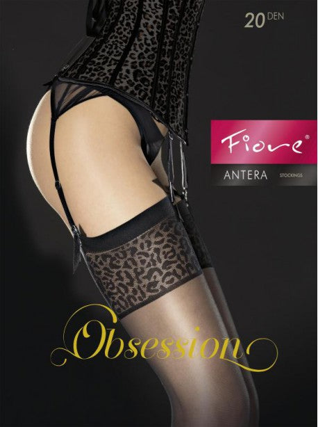 antera bas noir fiore pour porte jarretelles