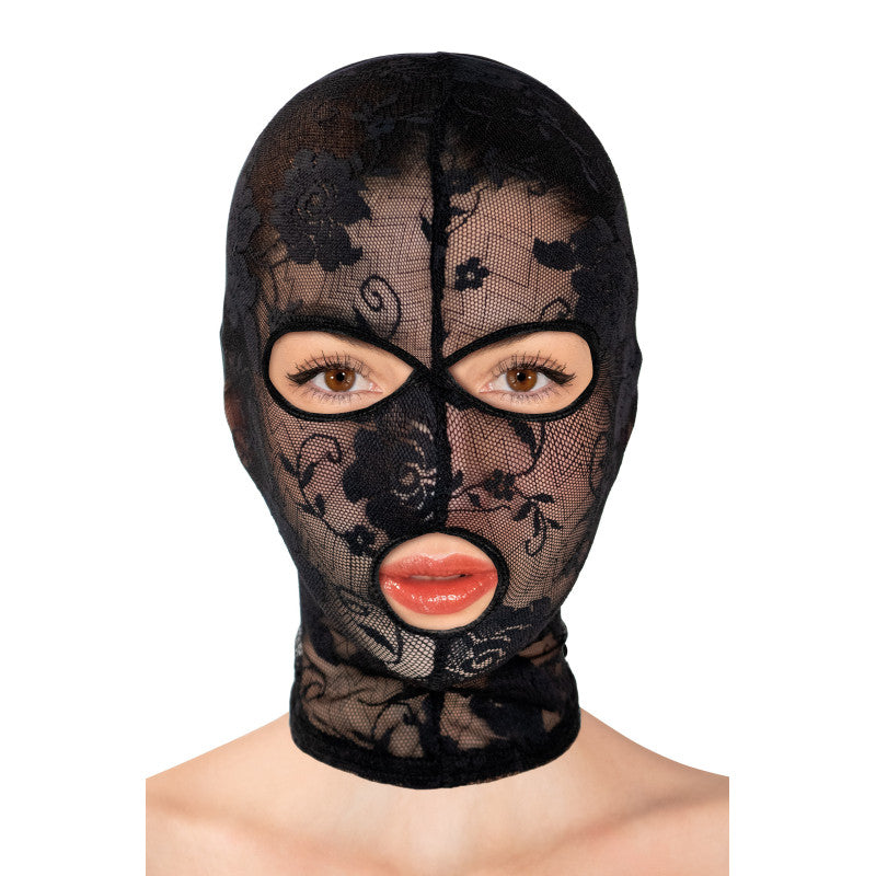 Cagoule fétichiste en dentelle Fetish Tentation