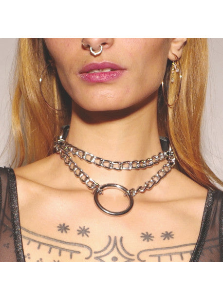 Collier étrangleur Silver