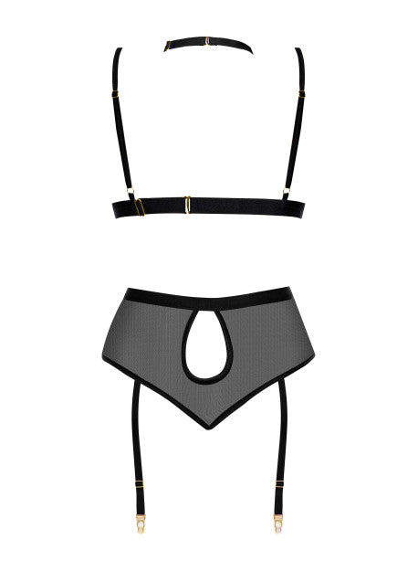 Cristalyn ensemble lingerie - Noir