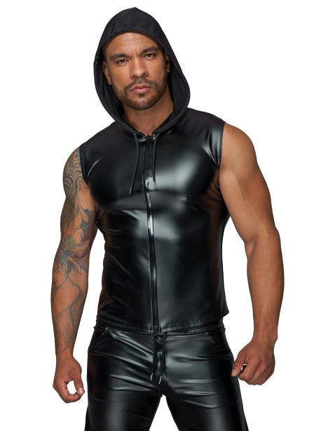 H062 Chemise à capuche avec fermeture éclair à double sens