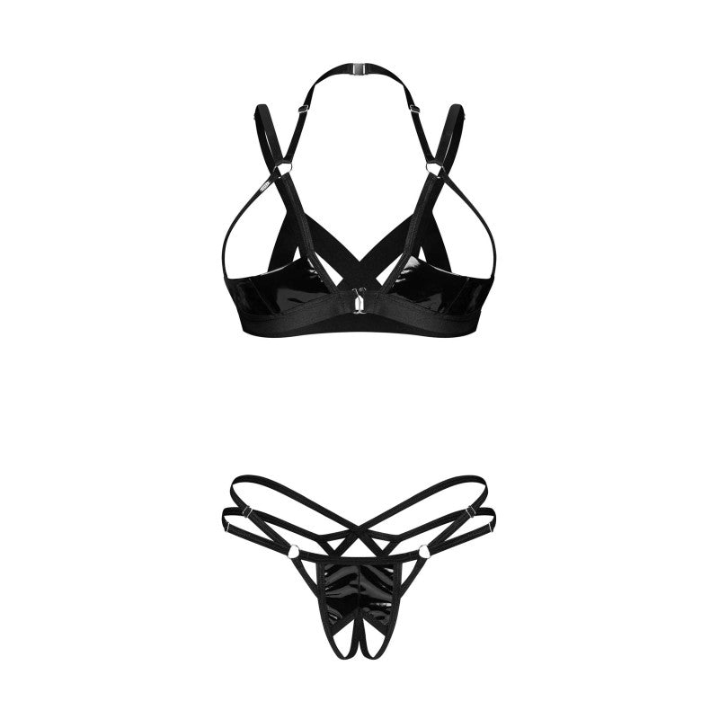 Keira Lise ensemble lingerie ouvert noir