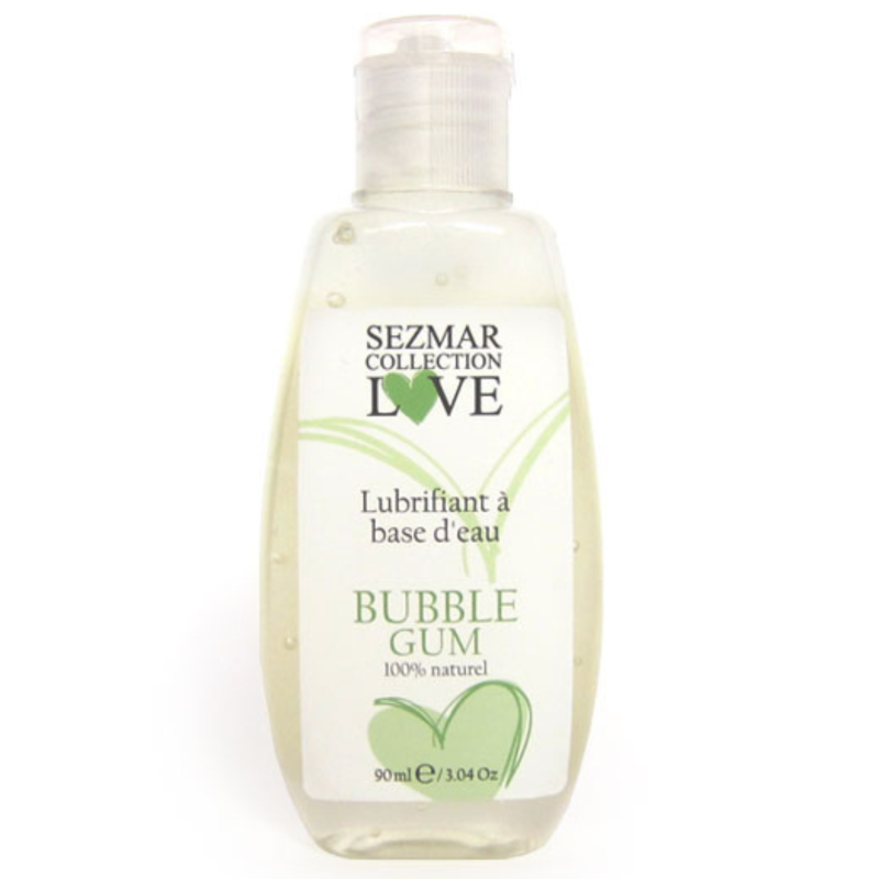 Lubrifiant à base d'eau 100% naturel Bubble Gum 90 ml