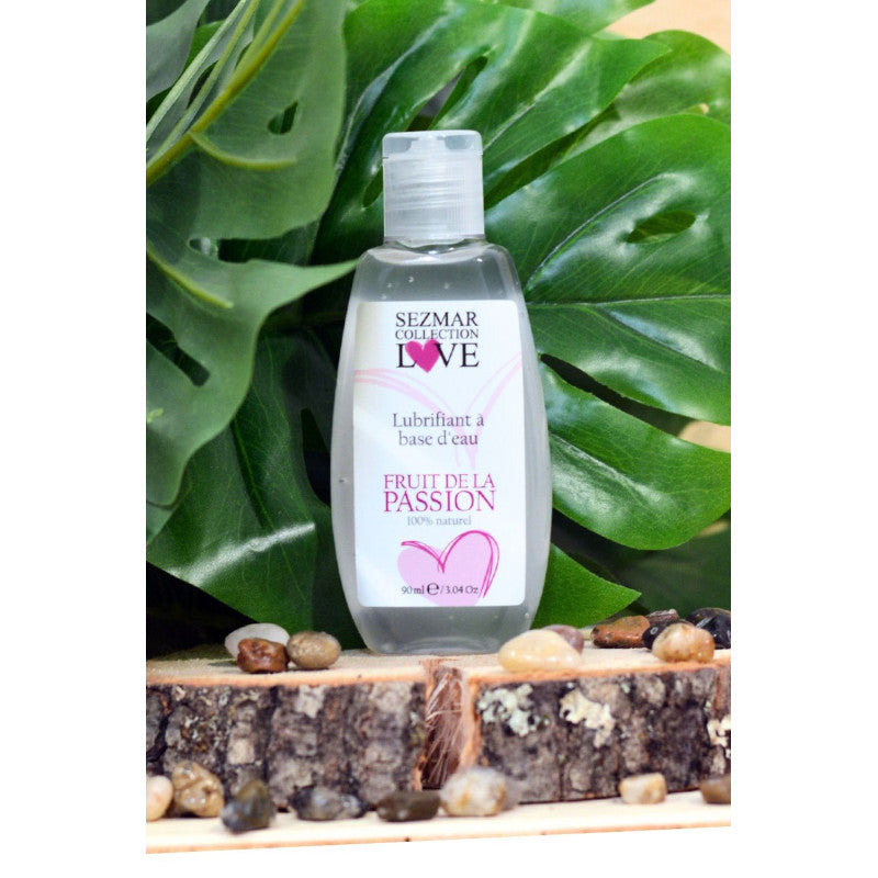 Lubrifiant à base d'eau 100% naturel Fruit de la passion 90ml