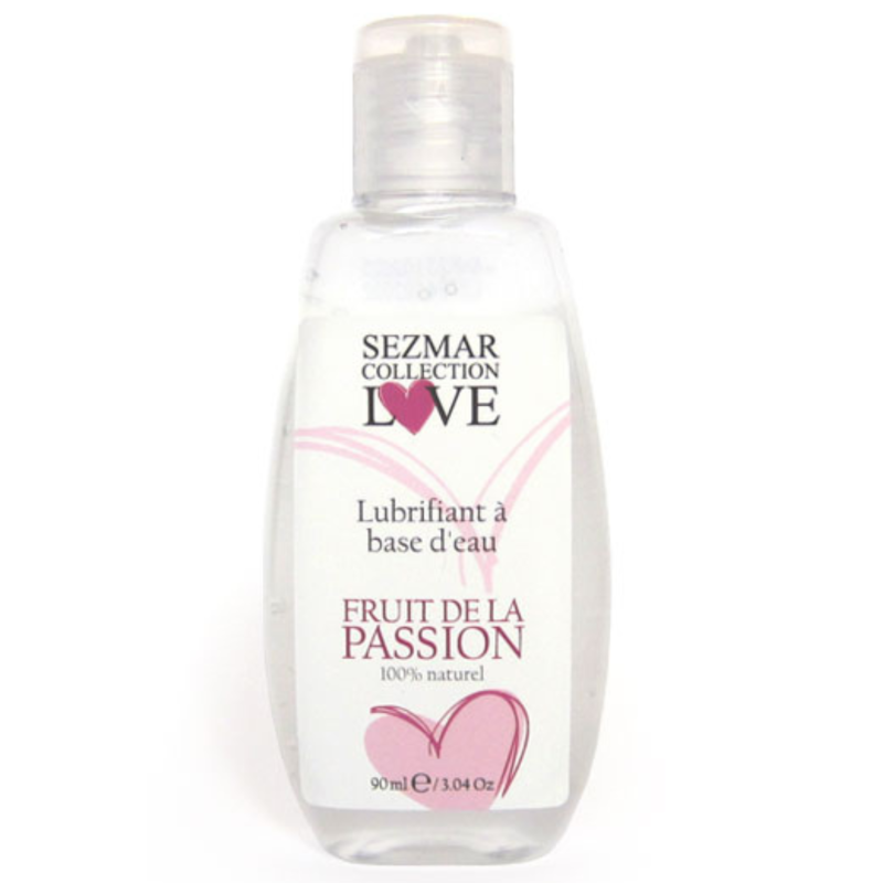 Lubrifiant à base d'eau 100% naturel Fruit de la passion 90ml