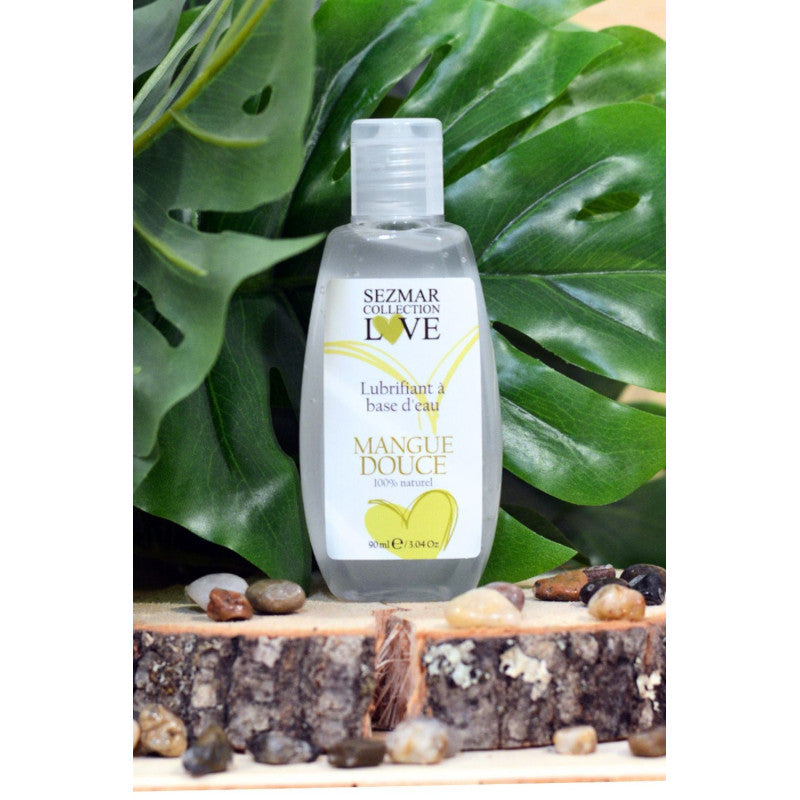 Lubrifiant à base d'eau 100% naturel Mangue Douce 90 ml