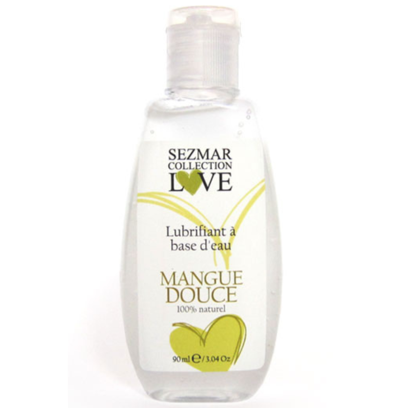 Lubrifiant à base d'eau 100% naturel Mangue Douce 90 ml