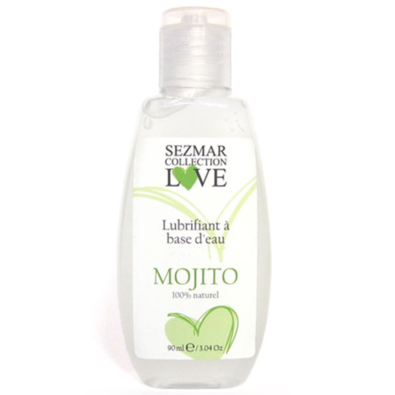 Lubrifiant à base d'eau 100% naturel Mojito 90 ml