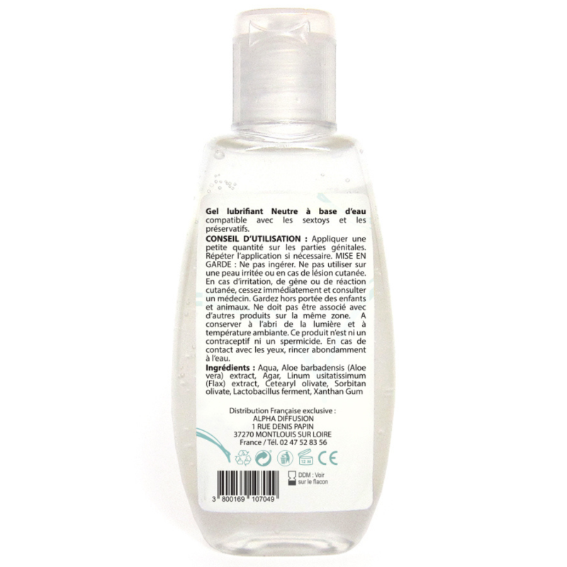 Lubrifiant à base d'eau 100% naturel Neutre 90 ml
