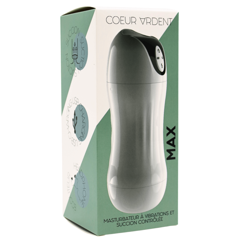 MAX – Masturbateur à Vibrations Succion Contrôlée USB