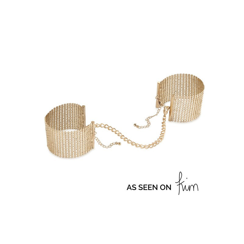 Désir Métallique - Menottes Bracelets - Or BIJOUX INDISCRETS