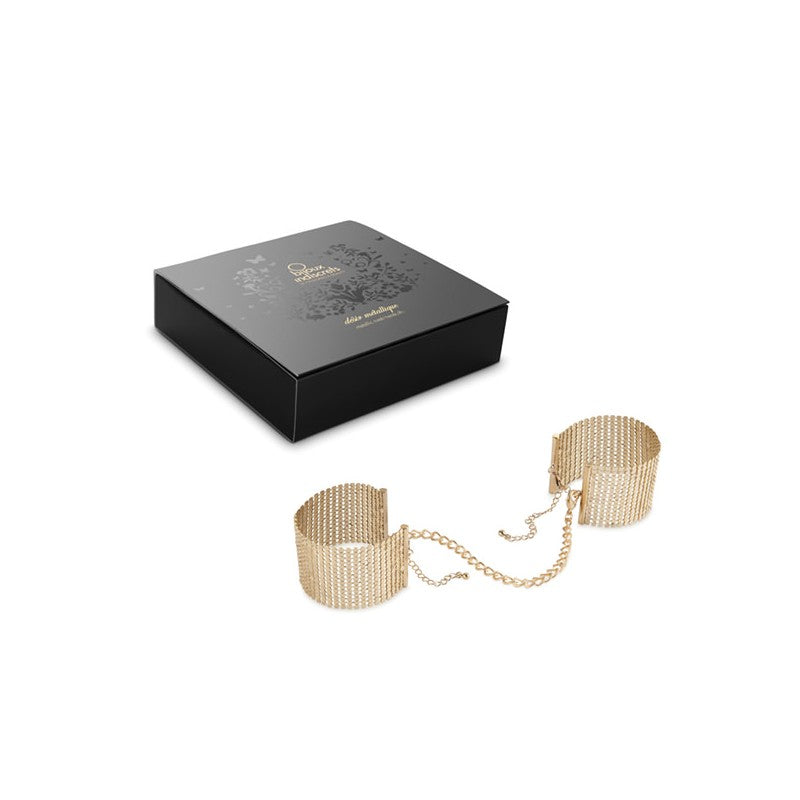 Désir Métallique - Menottes Bracelets - Or BIJOUX INDISCRETS