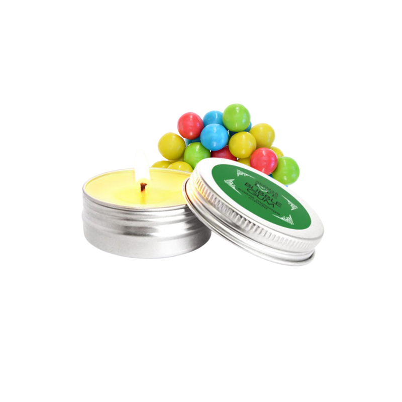 Mini Bougie de massage Bubble Gum 30ml 100% naturelle
