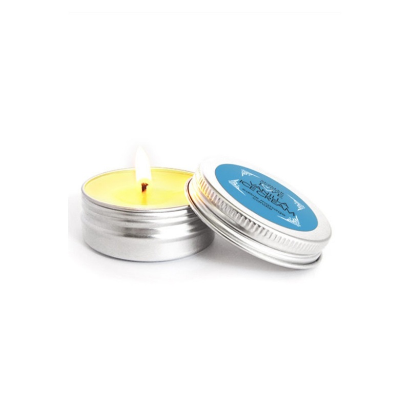 Mini Bougie de massage glace vanille 30ml 100% naturell