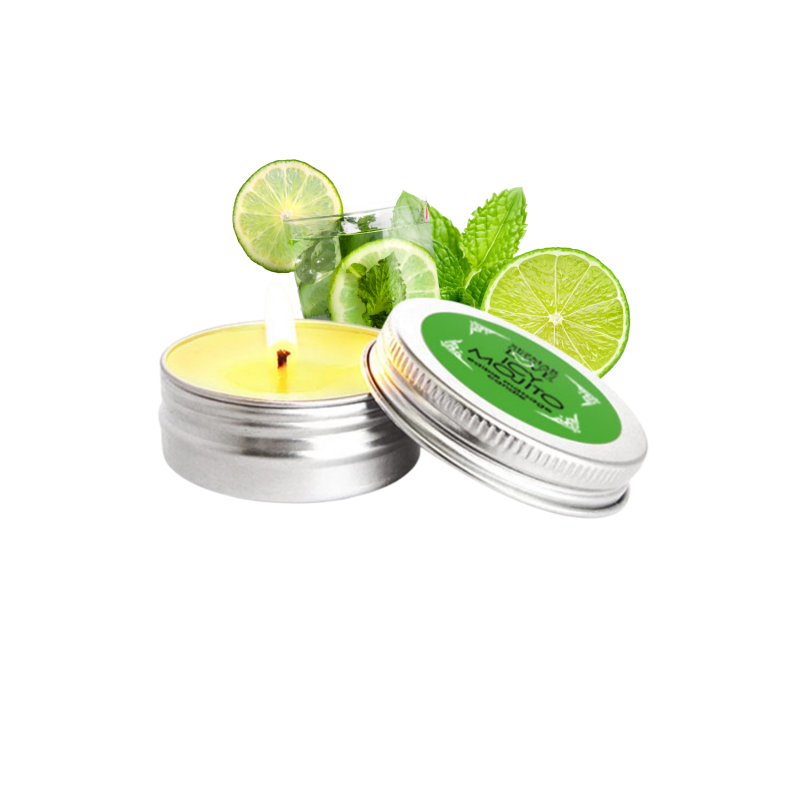 Mini Bougie de massage mojito 30ml 100% naturelle