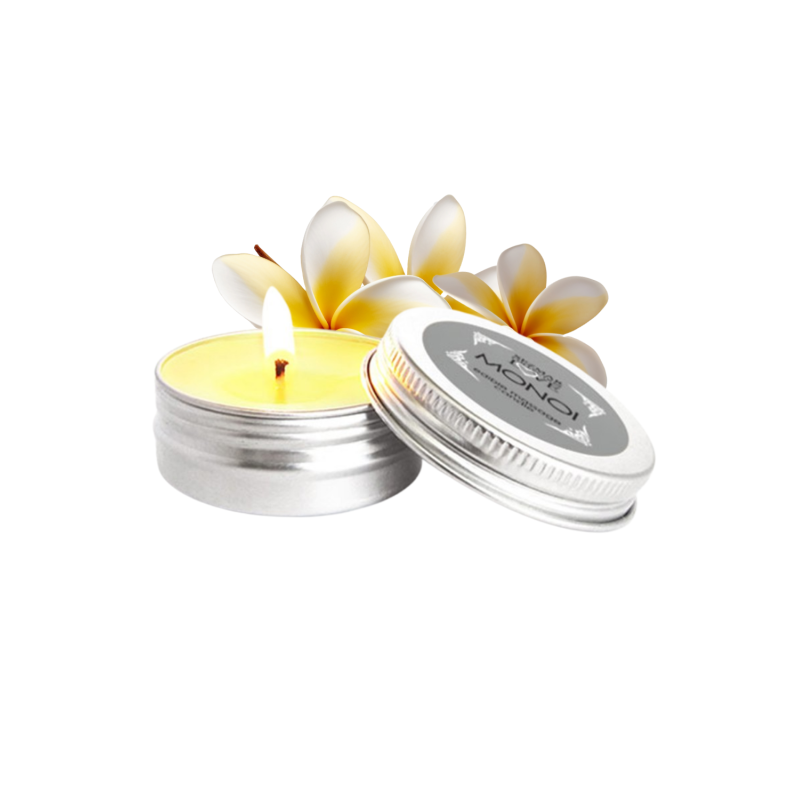 Mini Bougie de massage Monoï 30ml 100% naturelle