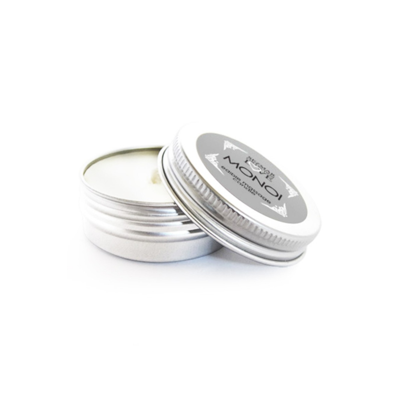Mini Bougie de massage Monoï 30ml 100% naturelle