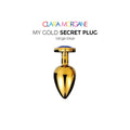 My Gold Secret Plug - Bleu LARGE