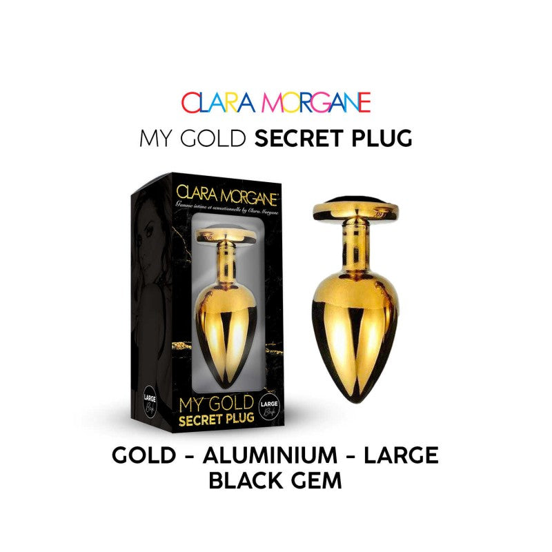 My Gold Secret Plug - Noir LARGE
