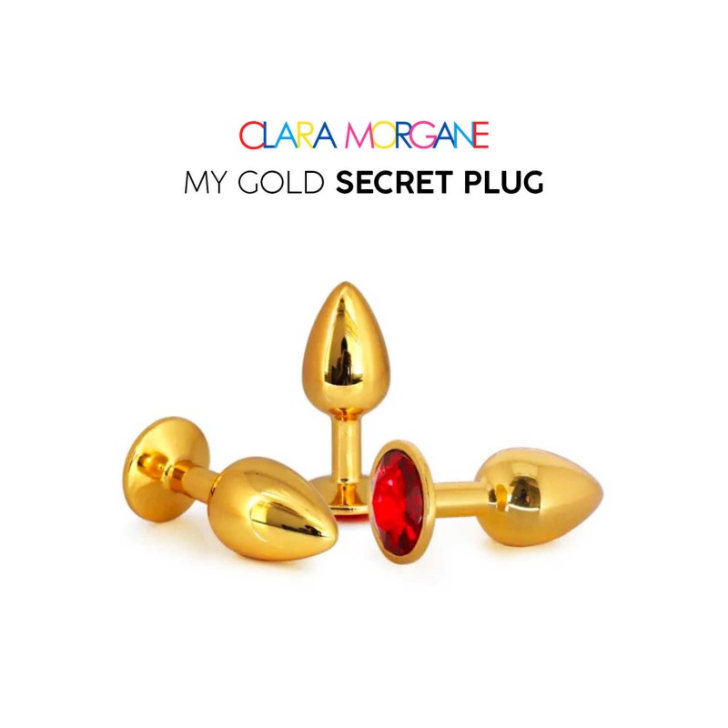 My Gold Secret Plug - Rouge SMALL