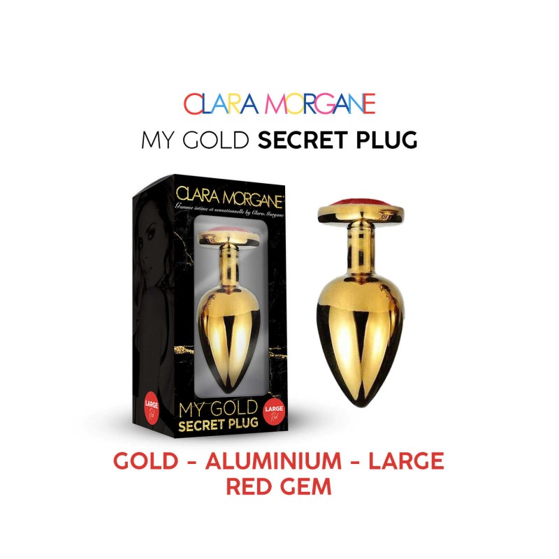 My Gold Secret Plug - Rouge MEDIUM