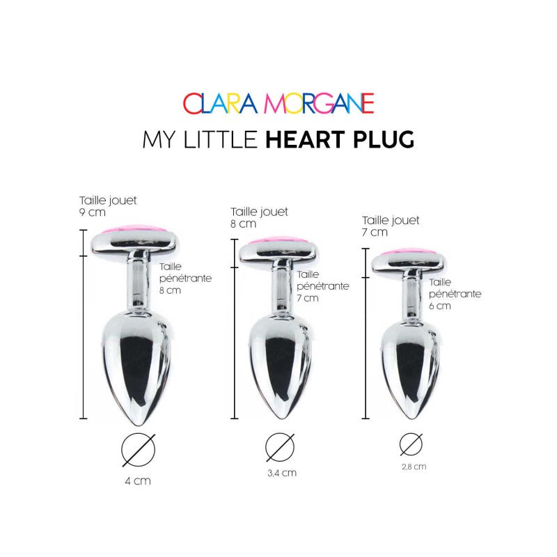 My little Heart Plug - Rose LARGE
