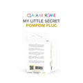 My little secret pompom plug - blanc