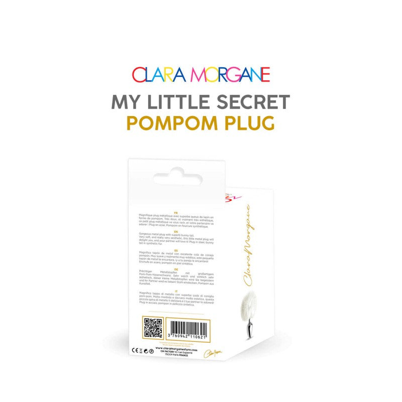 My little secret pompom plug - blanc