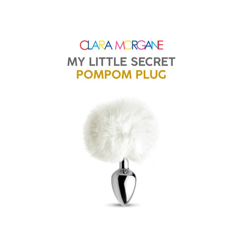 My little secret pompom plug - blanc