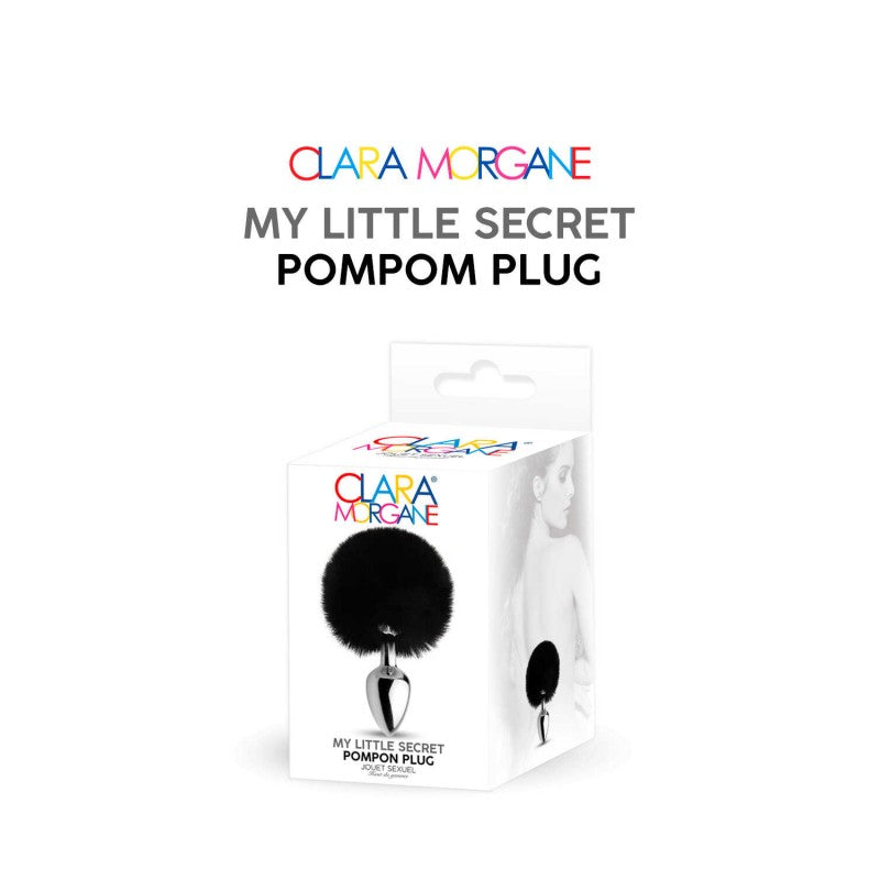 My little secret pompom plug - noir
