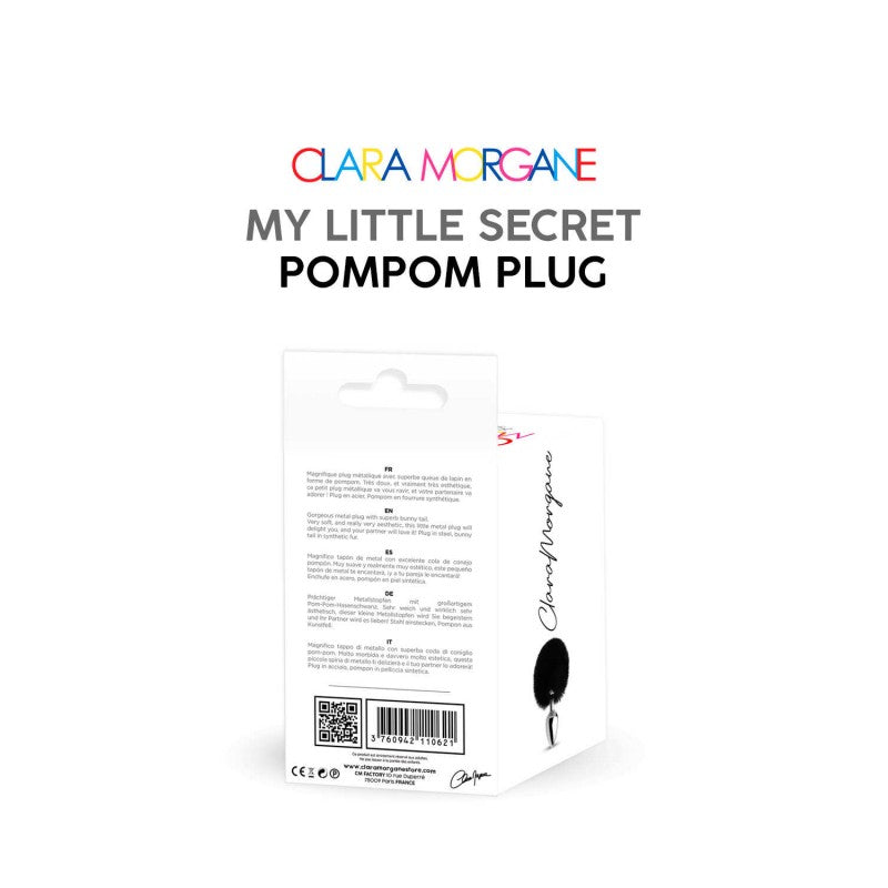 My little secret pompom plug - noir