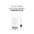 My little secret pompom plug - noir