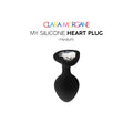 My Silicone Heart Plug - Noir LARGE