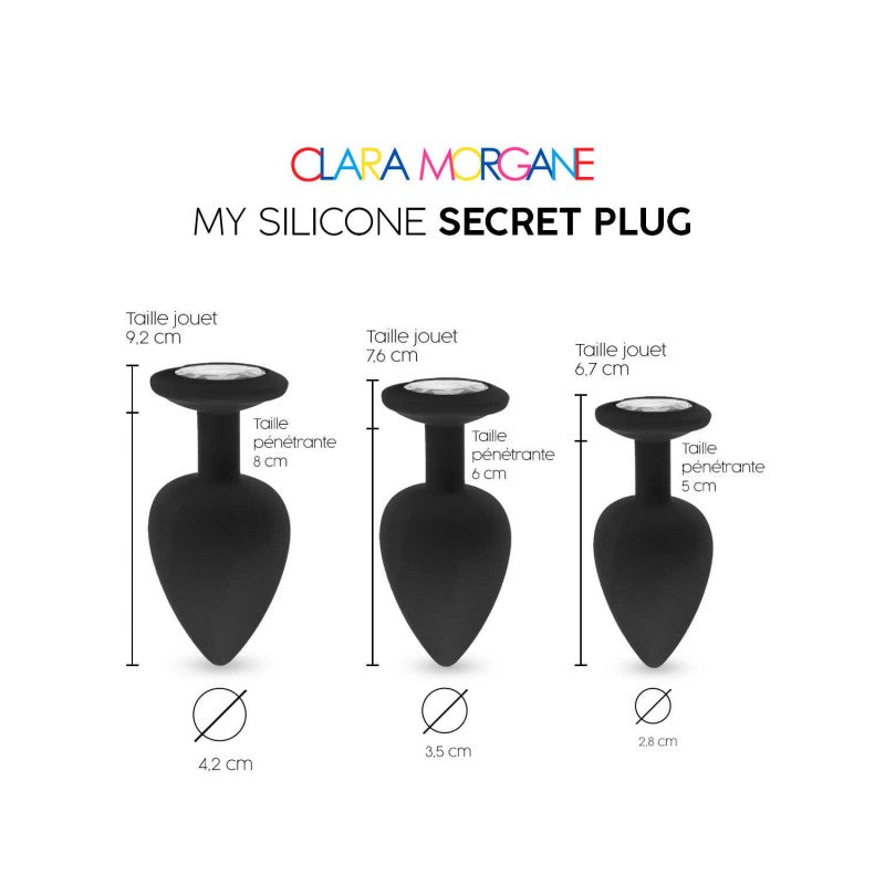 My Silicone Secret Plug - Noir MEDIUM