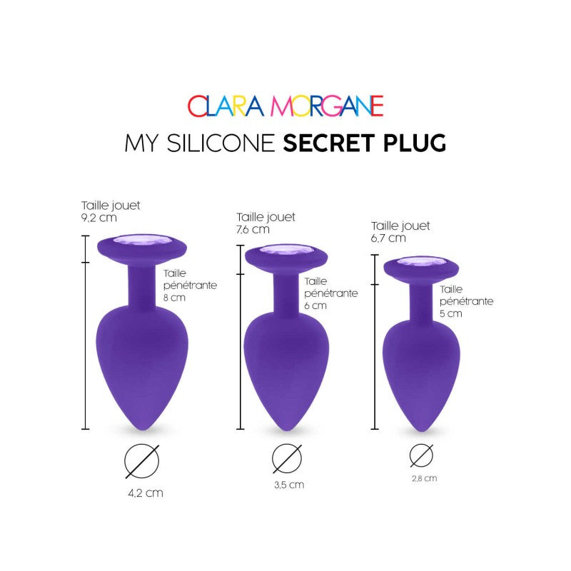My Silicone Secret Plug -  purple SMALL