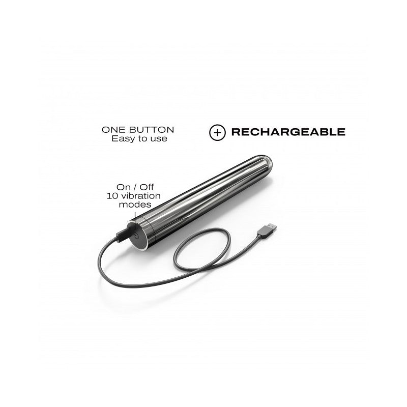 Vibromasseur Dorcel Silver Star 2.0 19 cm - Argent